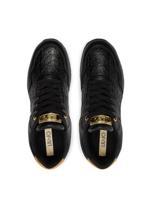 Liu Jo Sneakersy Johanna 02 BF4025 PX143 Czarny. Kolor: czarny. Materiał: skóra