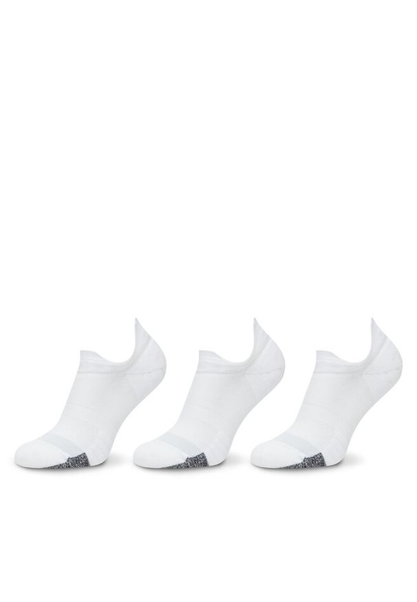 Zestaw 3 par niskich skarpet unisex Under Armour. Kolor: biały