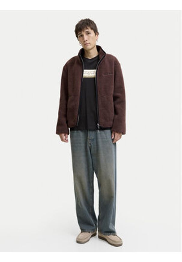 Jack & Jones - Jack&Jones T-Shirt Rinwood 12283628 Czarny Regular Fit. Kolor: czarny. Materiał: bawełna