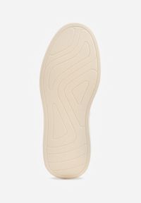 Renee - Brązowe Sneakersy Retro Tenisówki na Platformie z Zamszu Naturalnego Noanela. Okazja: na co dzień. Zapięcie: sznurówki. Kolor: brązowy. Materiał: zamsz. Obcas: na platformie #4