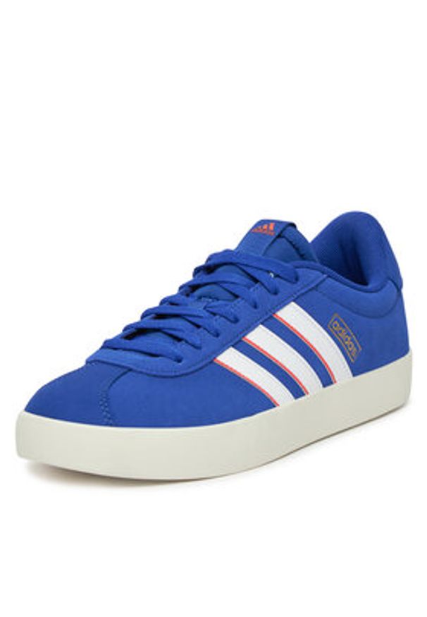 Adidas - adidas Sneakersy Vl Court 3.0 ID6283 Niebieski. Kolor: niebieski. Materiał: skóra, zamsz