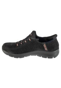 skechers - Buty sportowe Sneakersy damskie, Slip-Ins: Summits - Key Pace. Kolor: czarny. Model: Skechers Sport. Sport: turystyka piesza