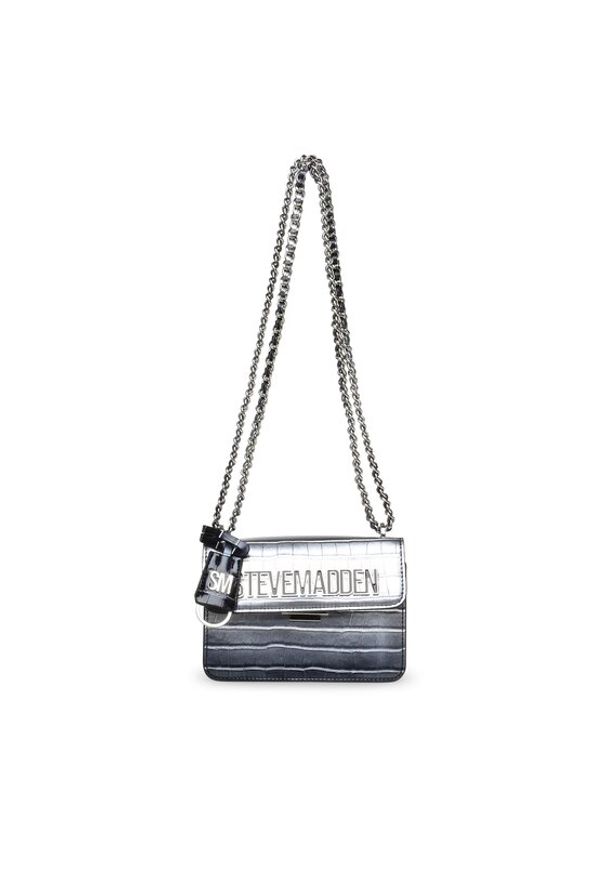 Steve Madden Torebka Bzoya Crossbody SM13001382-02002-BSL Czarny. Kolor: czarny. Materiał: skórzane