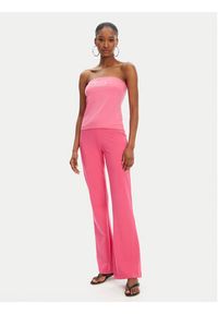 Juicy Couture Top Babey JCWCT23310 Różowy Slim Fit. Kolor: różowy. Materiał: bawełna