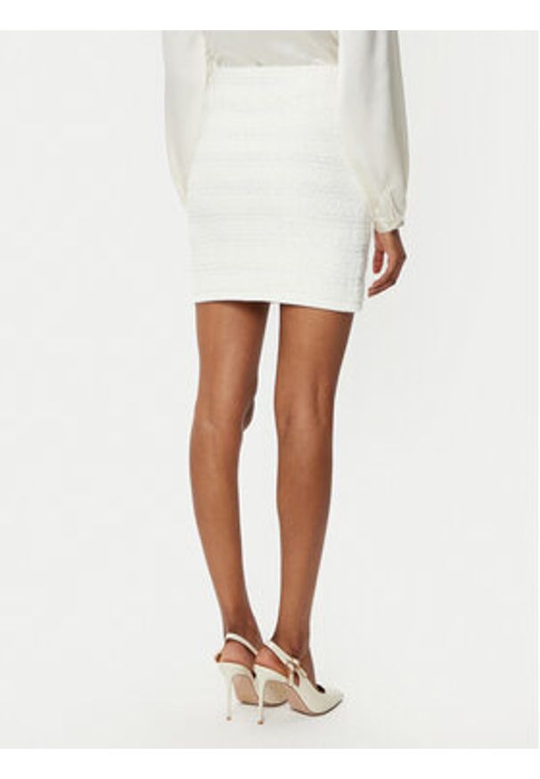 Marciano Guess Spódnica mini 5RGD01 5852Z Beżowy Slim Fit. Kolor: beżowy. Materiał: wiskoza