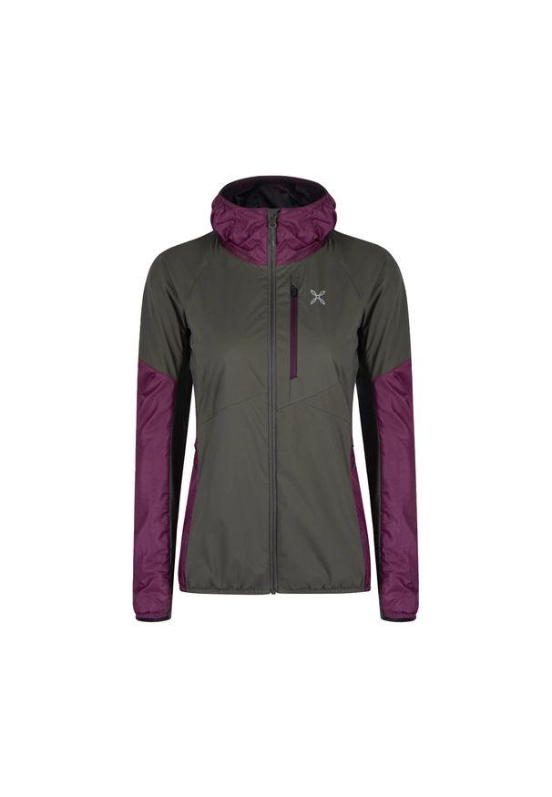 MONTURA - Damska kurtka z kapturem Montura Alpha Evo. Typ kołnierza: kaptur. Kolor: zielony. Sport: wspinaczka