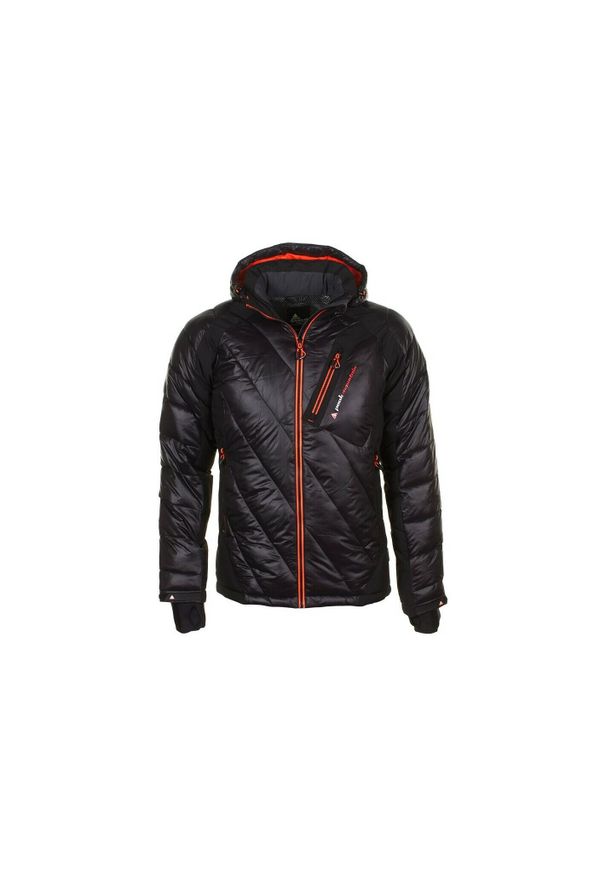 PEAK MOUNTAIN - Kurtka narciarska Peak Mountain Cybrid. Kolor: czarny, wielokolorowy, pomarańczowy. Sezon: zima. Sport: narciarstwo