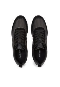 Calvin Klein Sneakersy Low Top Lace Up Repr HM0HM01170 Czarny. Kolor: czarny