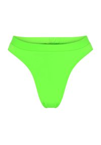 NOIRE SWIMWEAR - Zielony dół od bikini z wysokim stanem Bali. Stan: podwyższony. Kolor: zielony. Materiał: tkanina #2