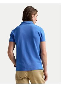 Polo Ralph Lauren Polo 710536856442 Niebieski Slim Fit. Typ kołnierza: polo. Kolor: niebieski. Materiał: bawełna #3