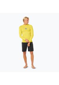 RIPCURL - Longsleeve do pływania męski Rip Curl Waves UPF Performance. Kolor: żółty