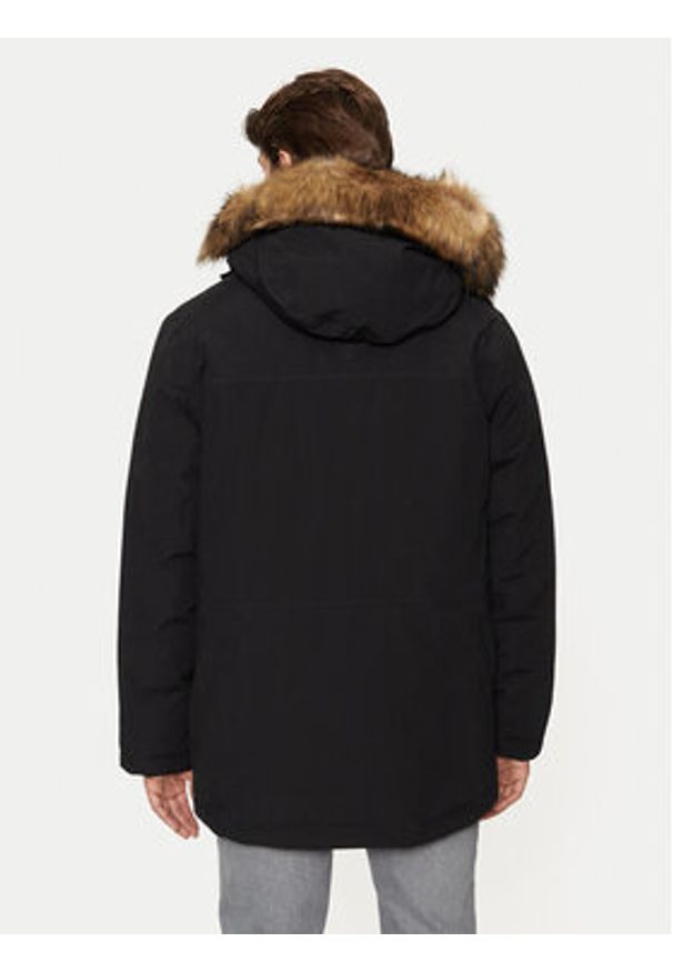 Timberland Parka Scar Ridge TB0A22W2 Czarny Regular Fit. Kolor: czarny. Materiał: syntetyk, bawełna