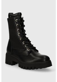 Answear Lab workery damskie kolor czarny na platformie. Nosek buta: okrągły. Zapięcie: sznurówki. Kolor: czarny. Materiał: guma. Obcas: na platformie. Styl: wakacyjny #2
