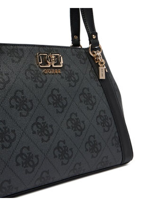 Guess Torebka Karnilla HWOS99 01220 Szary. Kolor: szary. Materiał: skórzane