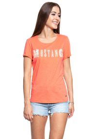 Mustang - MUSTANG T SHIRT DAMSKI Alexia C Print 1009058 8139. Wzór: nadruk #7