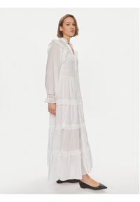 IVY & OAK - IVY OAK Sukienka koszulowa Denisa IO117619 Biały Regular Fit. Kolor: biały. Materiał: bawełna. Typ sukienki: koszulowe #5