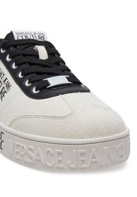 Versace Jeans Couture Sneakersy 78YA3SK6 Biały. Kolor: biały. Materiał: skóra, zamsz