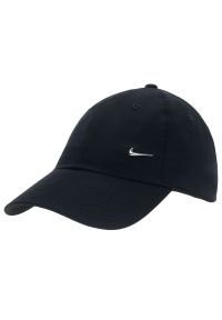 Czapka z daszkiem Nike Dri-FIT Club FB5372-010 - czarna. Kolor: czarny. Materiał: poliester. Wzór: aplikacja. Sezon: lato. Styl: sportowy #1