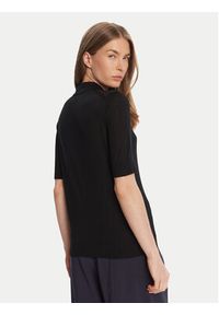 BOSS Sweter Fidenka 50545015 Czarny Regular Fit. Kolor: czarny. Materiał: wełna #4