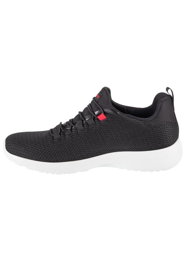 skechers - Buty treningowe męskie Dynamight. Kolor: czarny. Materiał: materiał, syntetyk, tkanina
