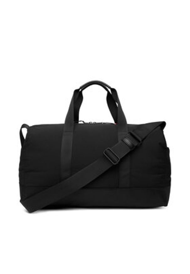 TOMMY HILFIGER - Tommy Hilfiger Torba na laptopa Th Travel Duffle AM0AM14070 Czarny. Kolor: czarny. Materiał: materiał