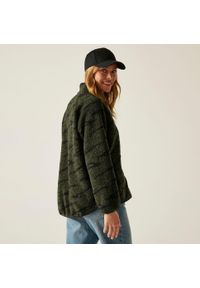 Regatta - Polar damski rozsuwany Frankie Borg. Kolor: zielony. Materiał: polar. Długość rękawa: raglanowy rękaw #2