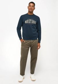 Męska bluza nierozpinana Mustang Style Ben Crewneck Carbon 1014505 4135 #7
