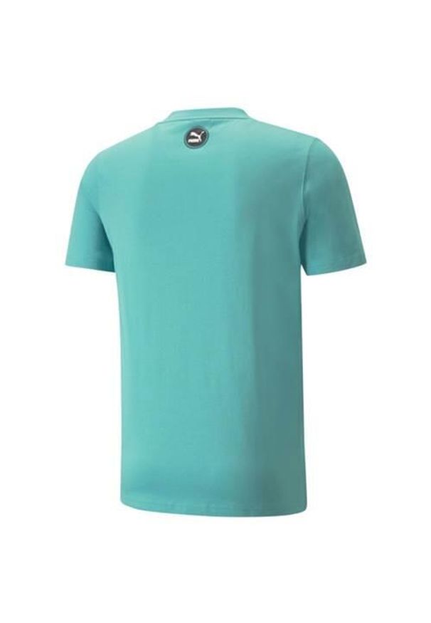 Koszulka sportowa męska Puma Swxp Graphic. Kolor: niebieski. Długość rękawa: krótki rękaw. Długość: krótkie