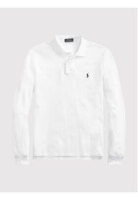 Polo Ralph Lauren Polo 710681126001 Biały Slim Fit. Typ kołnierza: polo. Kolor: biały. Materiał: bawełna #2