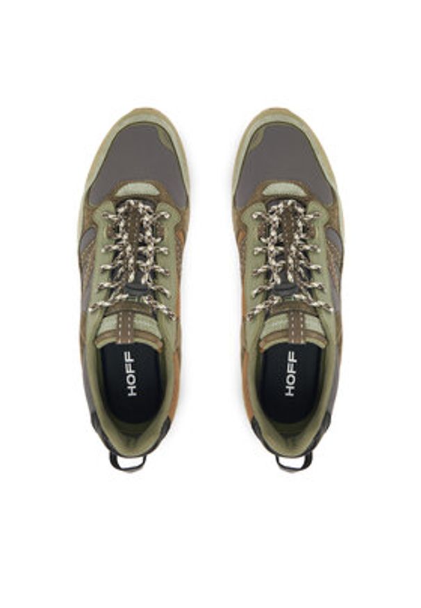 HOFF Sneakersy City Off Road 22558602 Zielony. Kolor: zielony. Materiał: skóra, zamsz