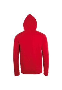 SOL'S - Bluza Z Kapturem Dla Dorosłych Unisex Stone. Typ kołnierza: kaptur. Kolor: czerwony