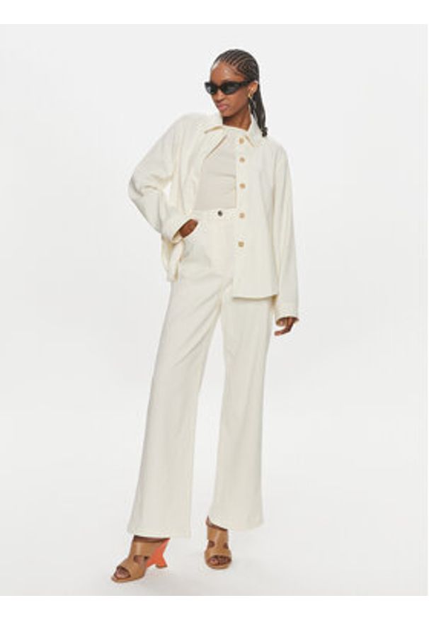 Samsoe & Samsoe - Samsøe Samsøe Jeansy Sashelly F24100025 Écru Wide Leg