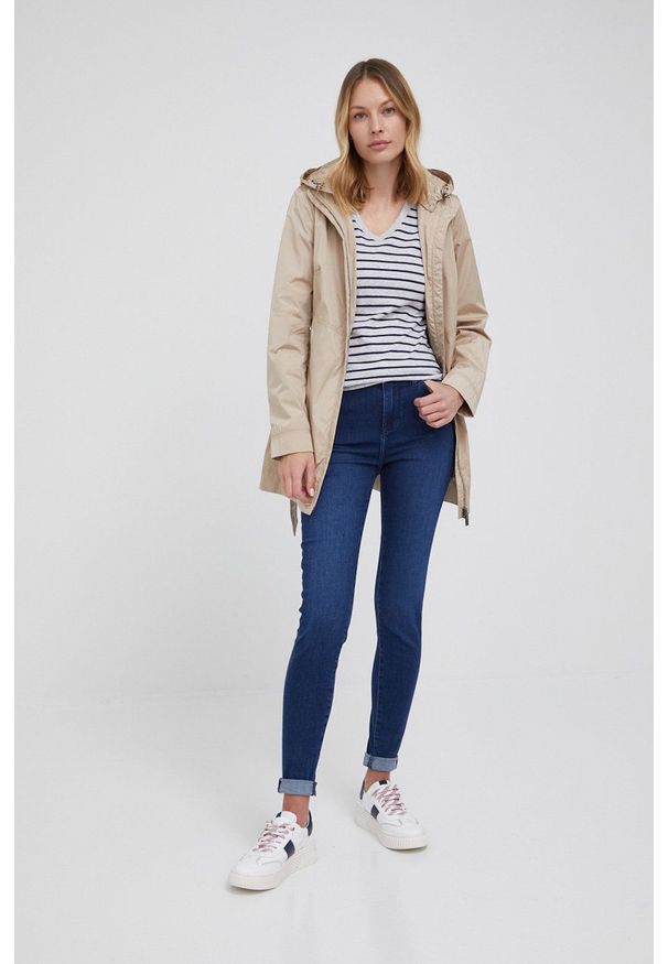 Mustang jeansy damskie medium waist. Kolor: niebieski