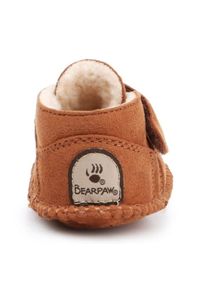 Bearpaw - Buciki niemowlęce BearPaw Jr Skylar 2071L brązowe. Kolor: brązowy. Materiał: materiał, futro. Szerokość cholewki: normalna. Styl: młodzieżowy