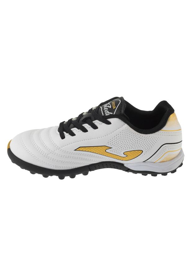 Joma - Buty piłkarskie turfy chłopięce, Toledo Jr 25 TOJW TF. Kolor: biały. Sport: piłka nożna