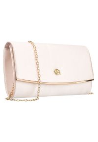 ROVICKY - Beżowa kopertówka damska wykonana z tkaniny syntetycznej z wewnętrzną kieszonką Rovicky R-XS028-3. Kolor: beżowy #1