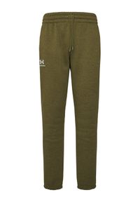 Under Armour Spodnie dresowe UA Essential 1373882 Zielony Regular Fit. Kolor: zielony. Materiał: bawełna #1