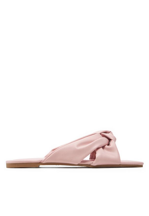 ONLY Shoes Klapki Onlmillie-4 15320205 Różowy. Kolor: różowy. Materiał: skóra