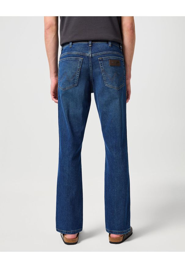 Wrangler - WRANGLER MĘSKIE SPODNIE JEANSOWE JEANSY DŻINSY TEXAS THE ROCK W1218450X 112335241. Styl: rockowy