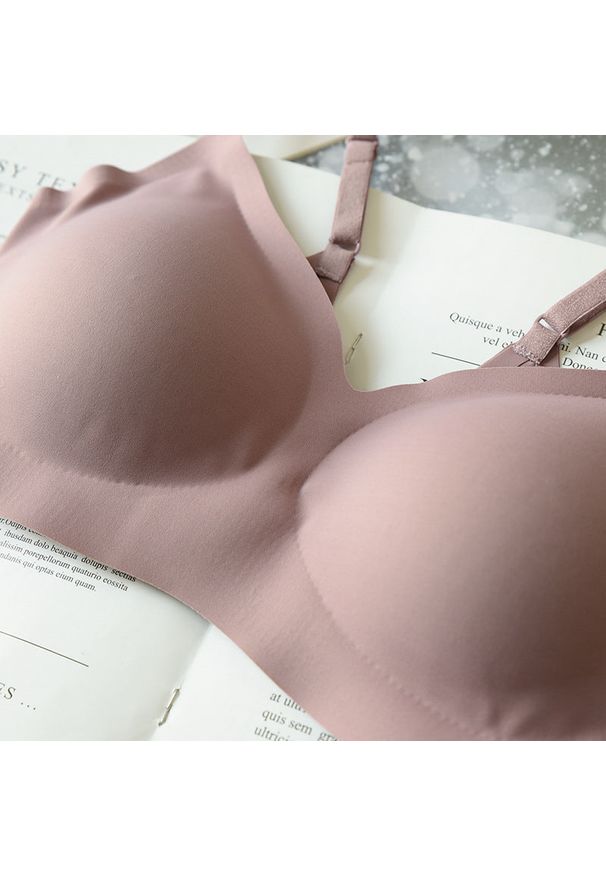 Intica - Biustonosz piankowy bez fiszbin z regulowanymi ramiączkami Anastassiya. Kolor: zielony. Materiał: materiał