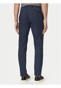 Bugatti Chinosy 4130-16370E Granatowy Regular Fit. Kolor: niebieski. Materiał: bawełna #3