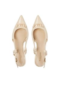 Marciano Guess Szpilki 5RGZ15 7287A Écru. Materiał: skóra. Obcas: na szpilce #5