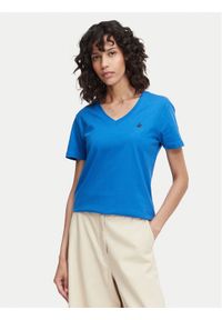 Beverly Hills Polo Club T-Shirt P-SS26W-TS516518 Niebieski Regular Fit. Typ kołnierza: polo. Kolor: niebieski. Materiał: bawełna #1