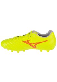Buty piłkarskie Mizuno Monarcida Neo Iii Select Ag M P1GA242645 żółte. Zapięcie: sznurówki. Kolor: żółty. Materiał: skóra, syntetyk, guma. Sport: piłka nożna