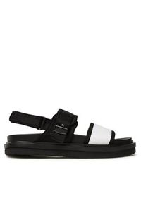 Calvin Klein Jeans Sandały Sandal Doublebar Hardware YM0YM00643 Czarny. Kolor: czarny. Materiał: materiał #6