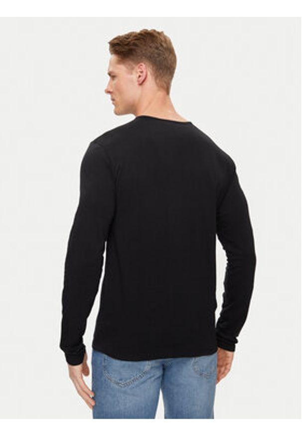 VERSACE - Versace Komplet 2 longsleeve AU10197 Czarny Slim Fit. Kolor: czarny. Materiał: bawełna. Długość rękawa: długi rękaw