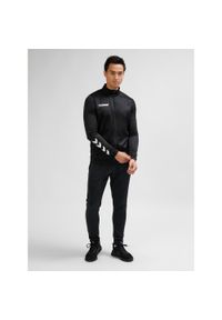 Zestaw dresów sportowych dla dorosłych Hummel Promo Poly Suit. Kolor: czarny. Materiał: dresówka