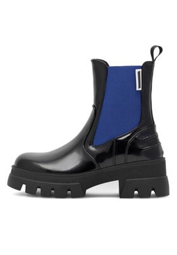 Jenny - JENNY Botki SPEEDY HY8757-18 Czarny. Kolor: czarny. Materiał: materiał