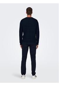 Only & Sons Sweter 22026559 Granatowy Regular Fit. Kolor: niebieski. Materiał: syntetyk #3