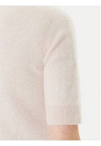 Marella Sweter Jim 2523366075 Écru Regular Fit. Kolor: kremowy. Materiał: wełna, kaszmir #4